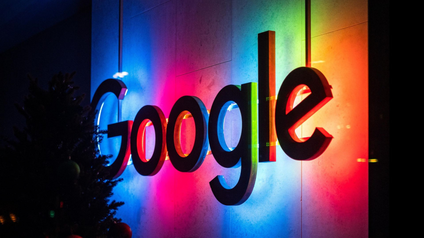 Google neon sign