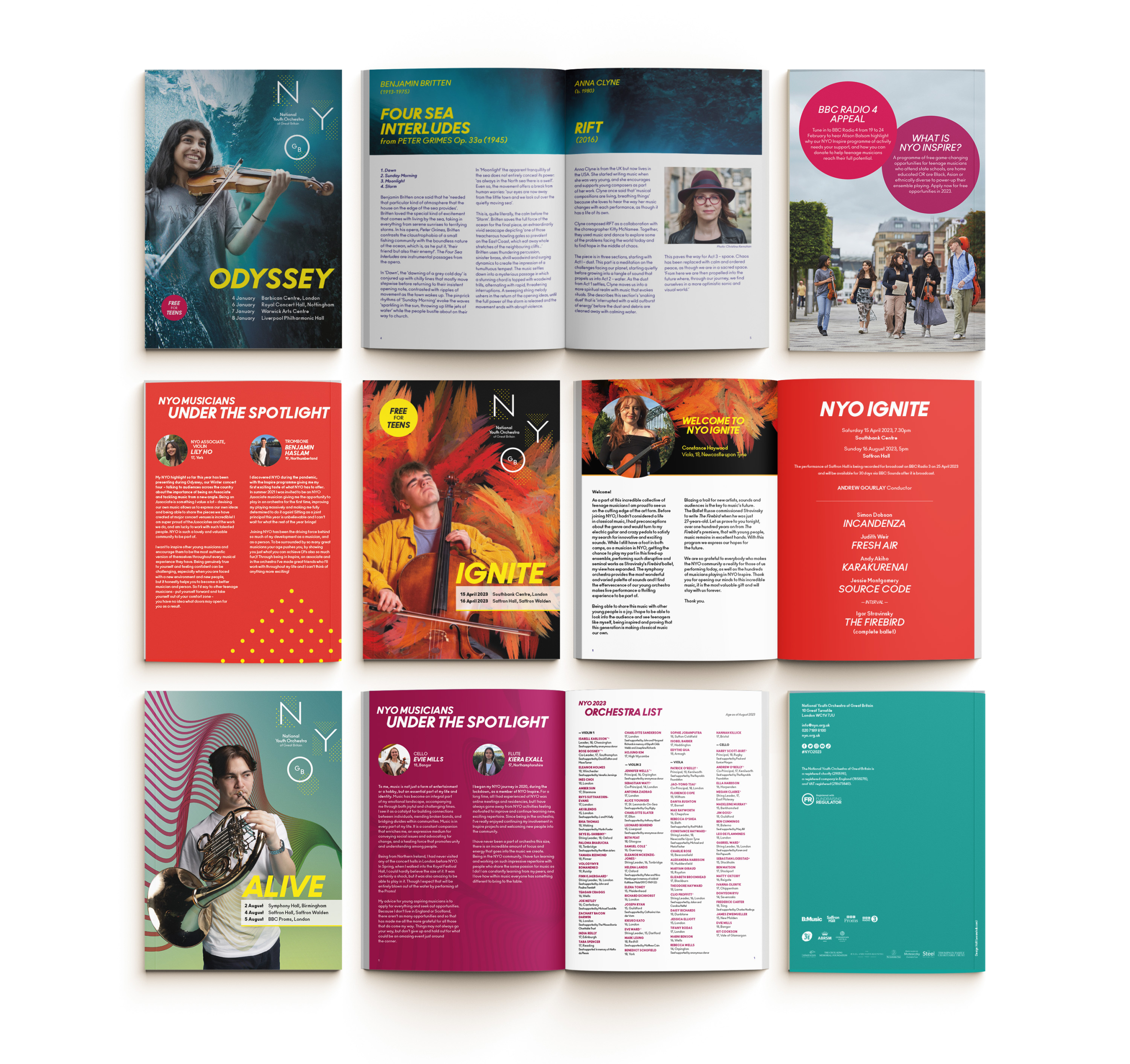 NYO campaign programmes
